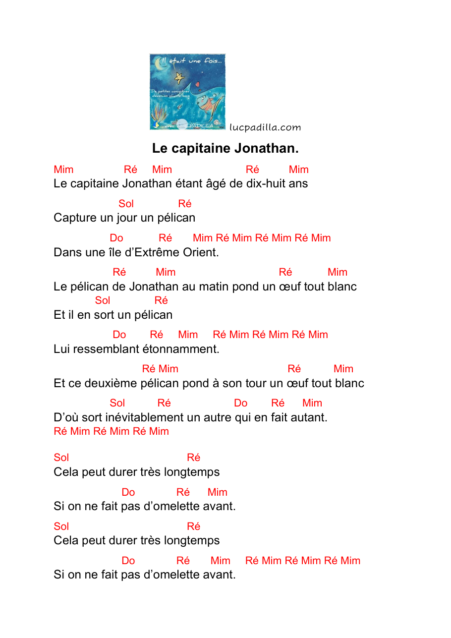Tableau des accords