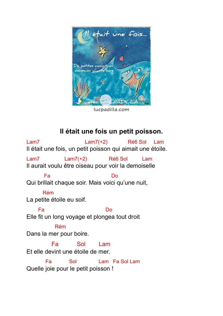 Tableau des accords