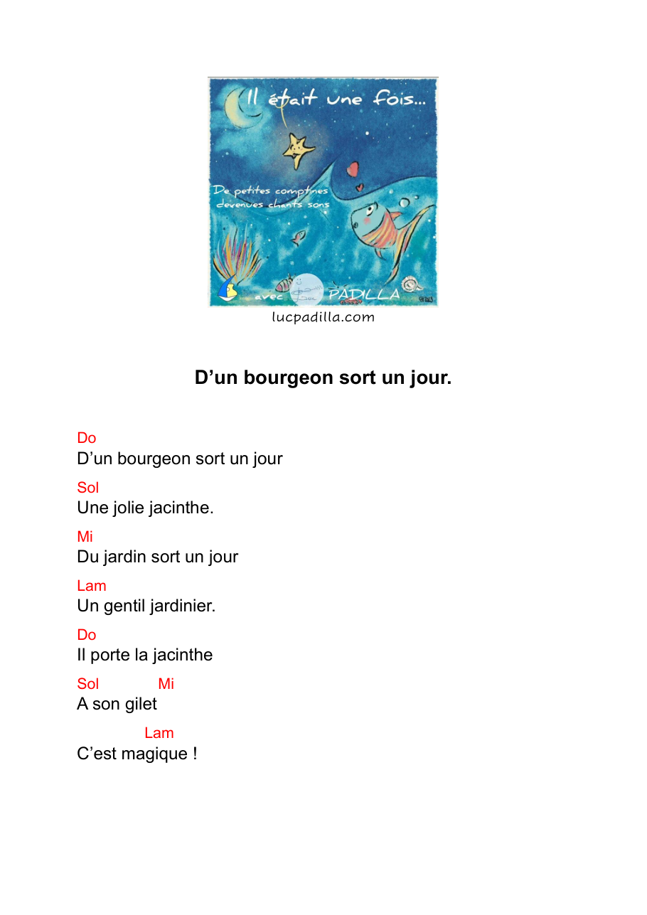 Tableau des accords